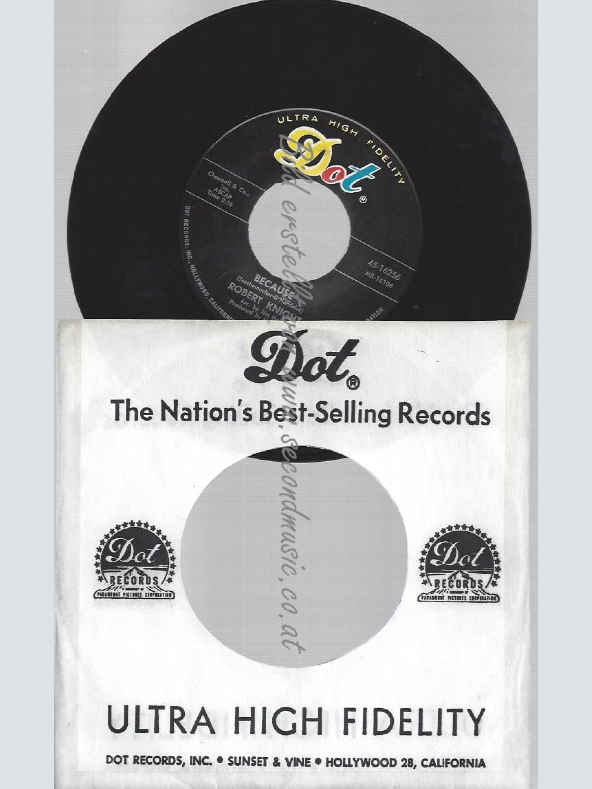 7"  Robert Knight  Because