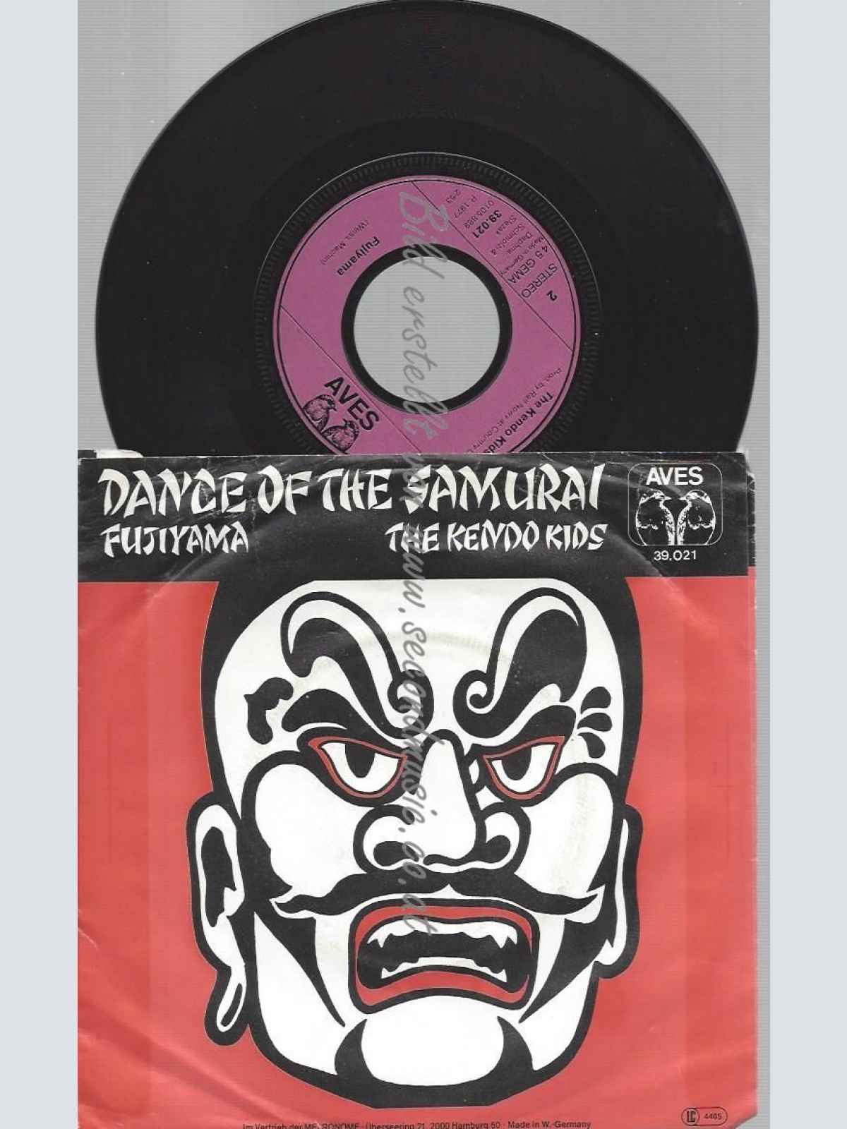 7"  The Kendo Kids  Dance Of The Samurai