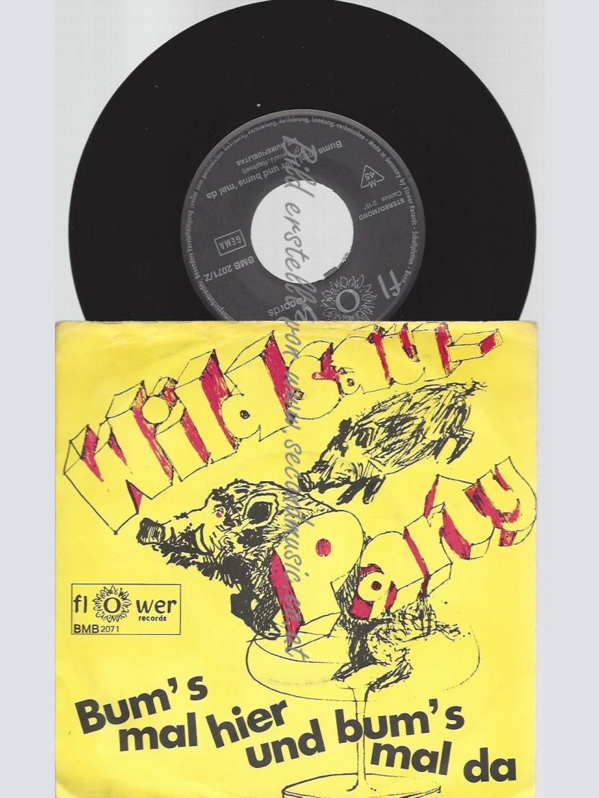 7"   Die Bumsfidelitas  Wildsau-Party