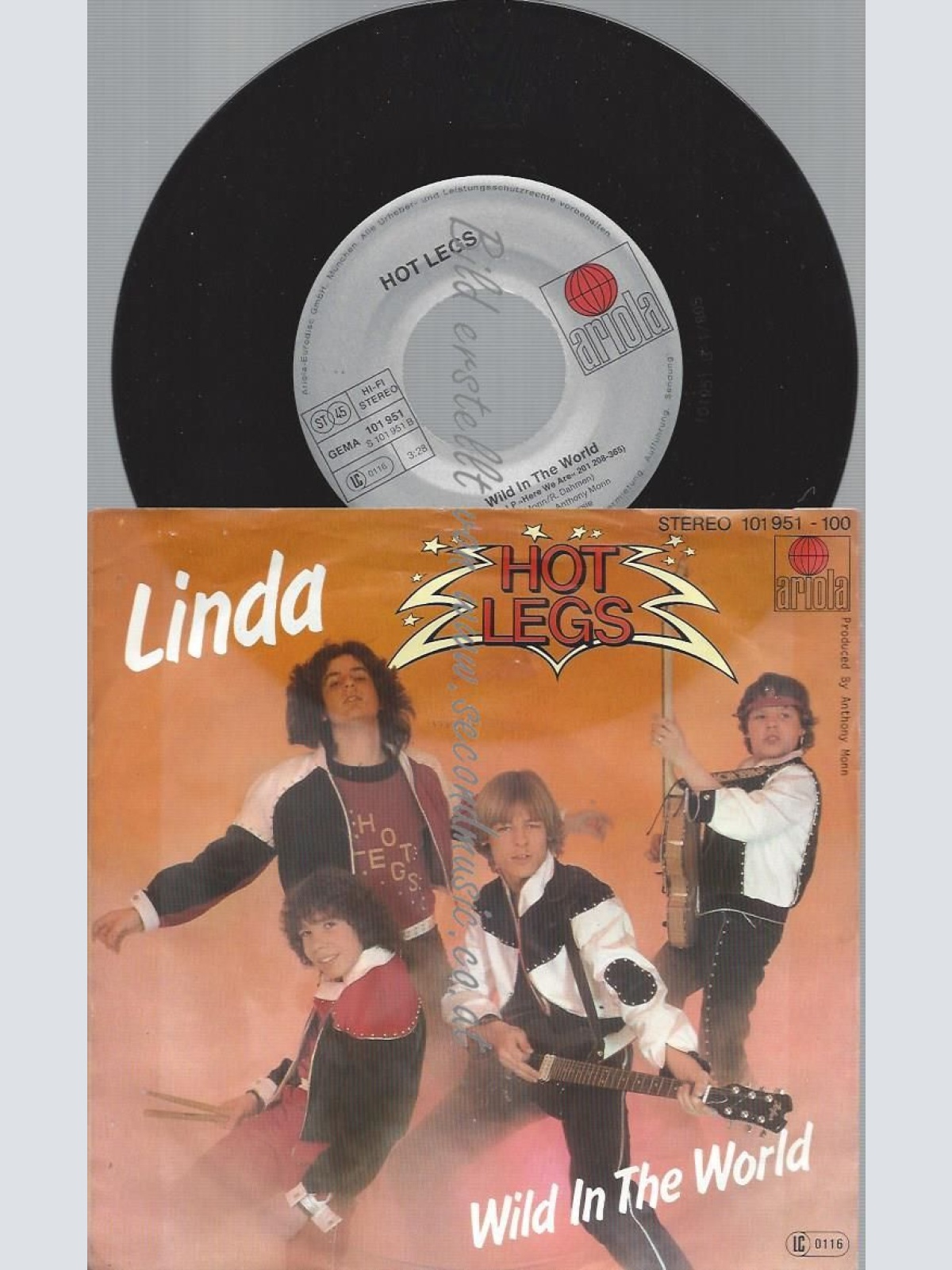 7"   Hot Legs – Linda