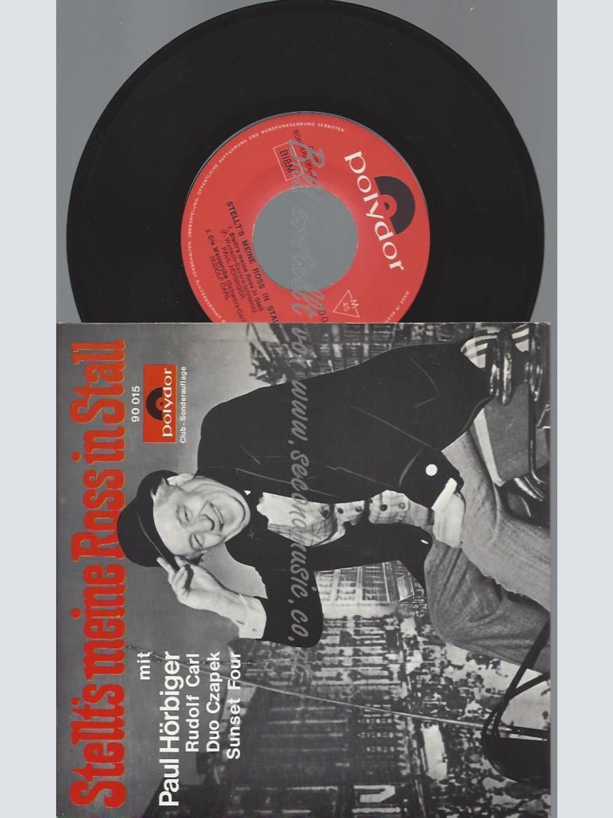 7"  Paul Hörbiger  Stellt's Meine Ross In Stall // EP // SUNSET FOUR