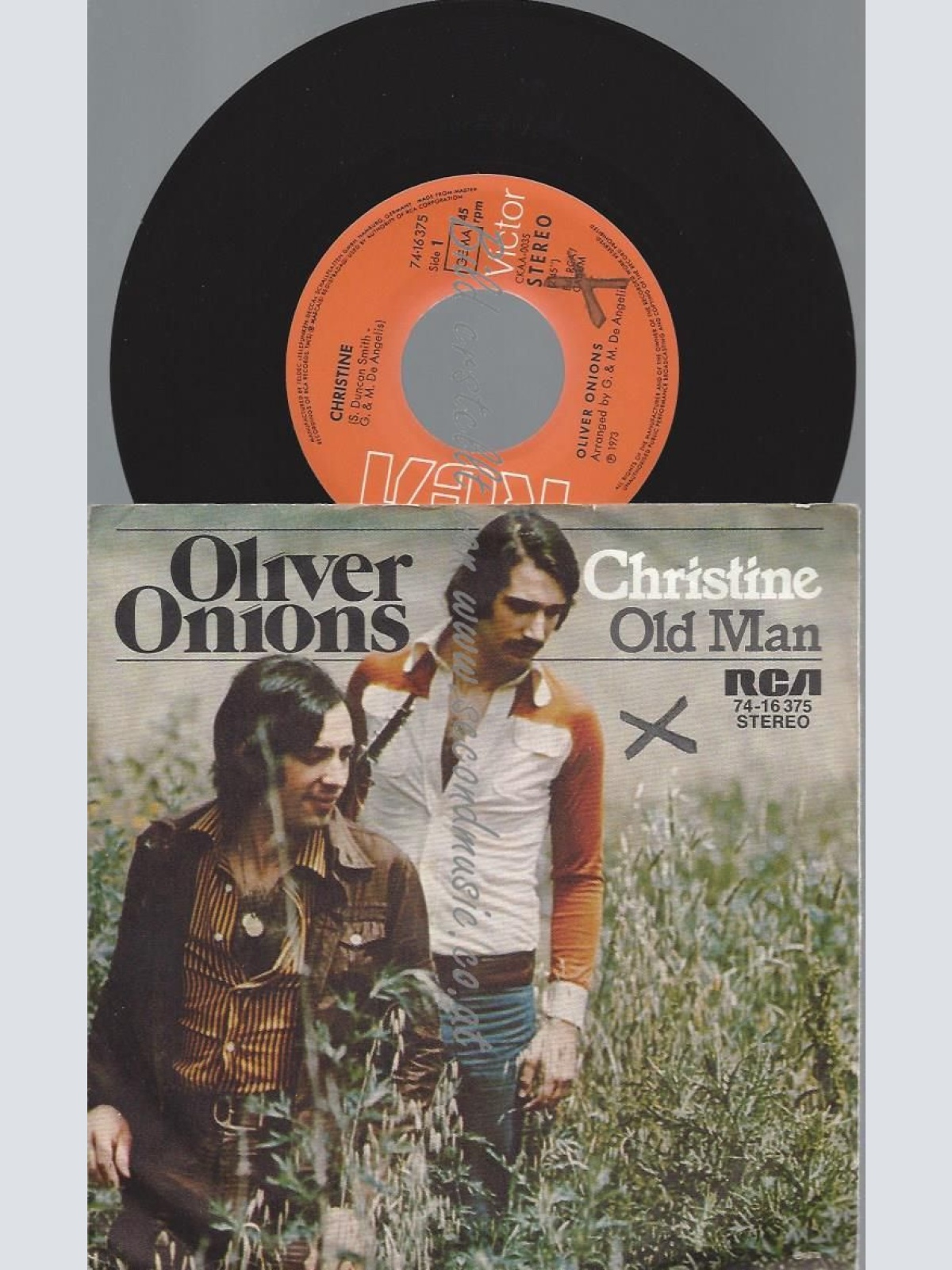 7"  Oliver Onions  Christine