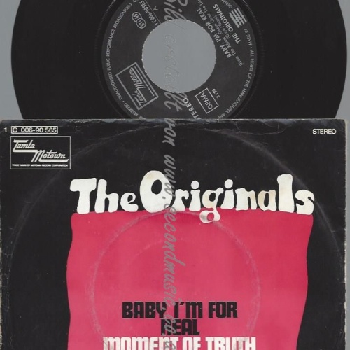 7"  The Originals – Baby, I'm For Real