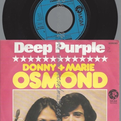 7"   Donny & Marie Osmond – Deep Purple