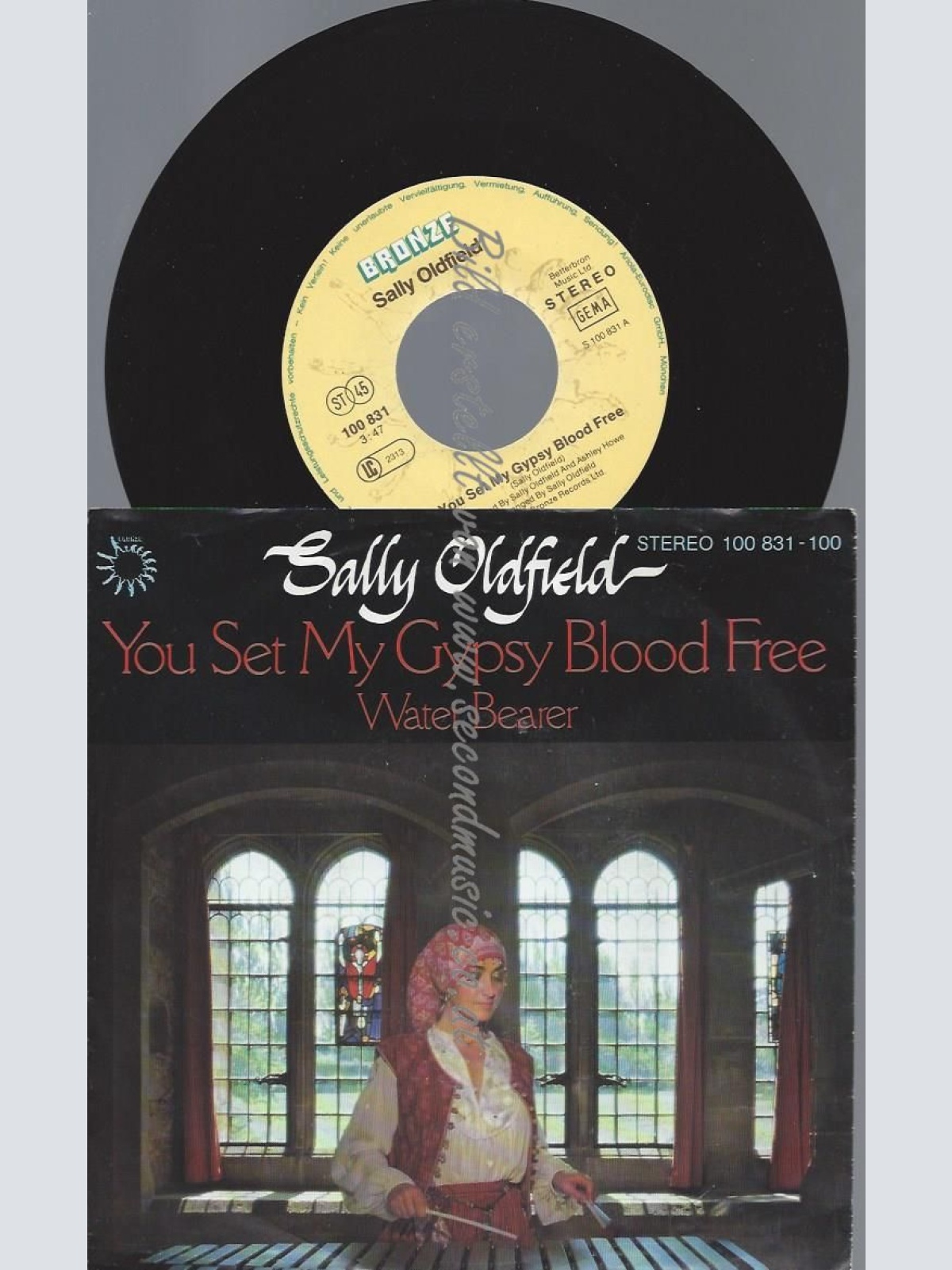 7"   Sally Oldfield  You Set My Gypsy Blood Free