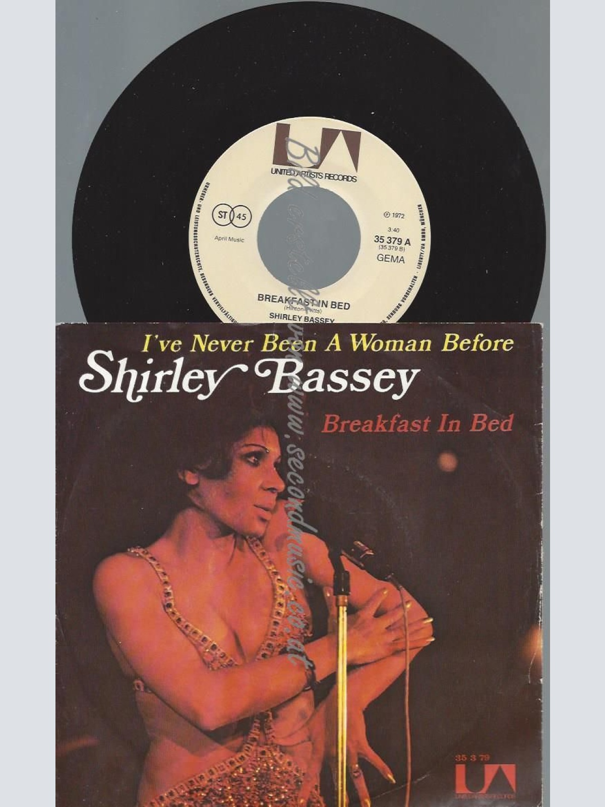 7"    Shirley Bassey – I've Never Been A Woman Before
