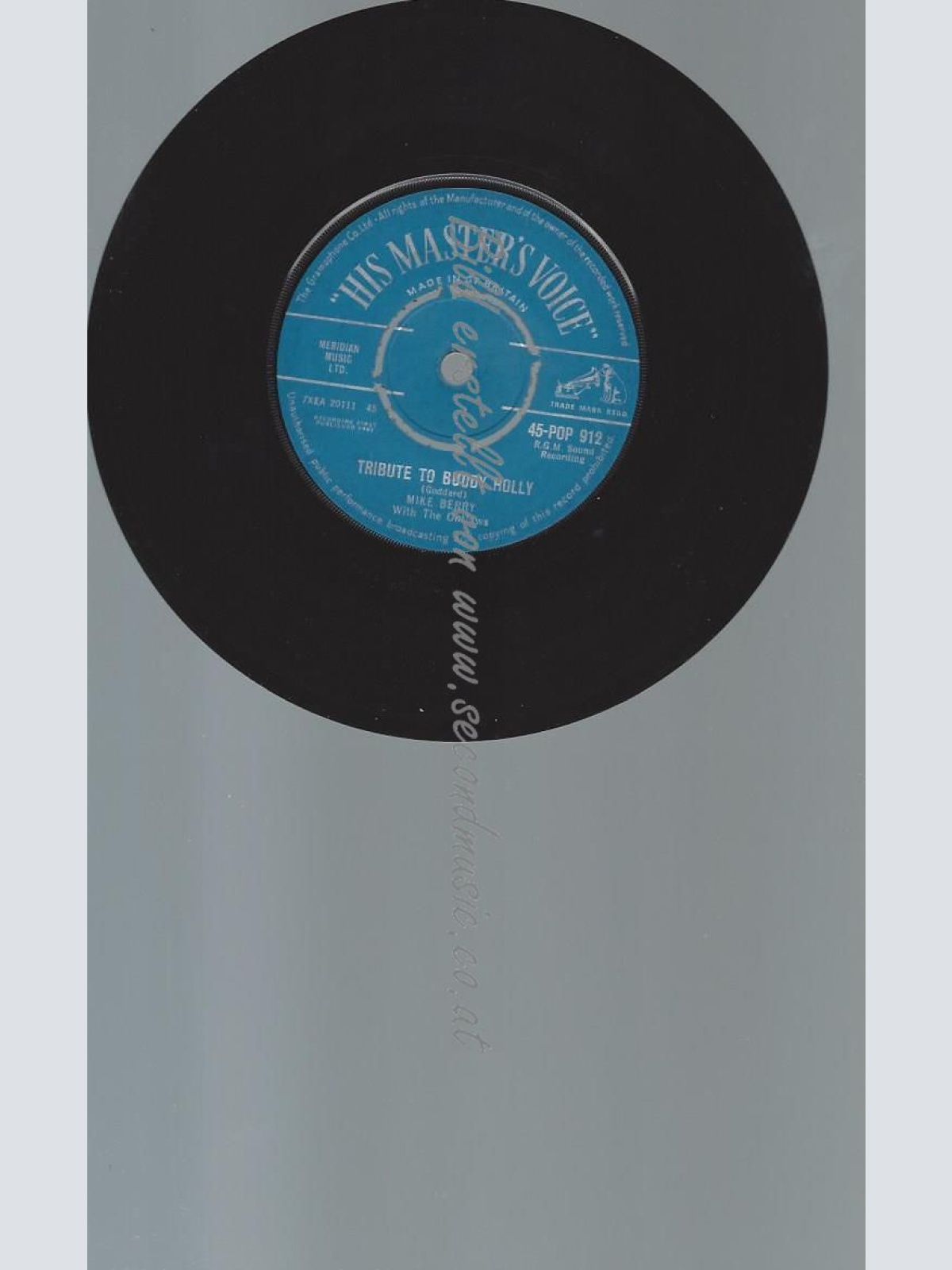7"  Mike Berry   Tribute To Buddy Holly