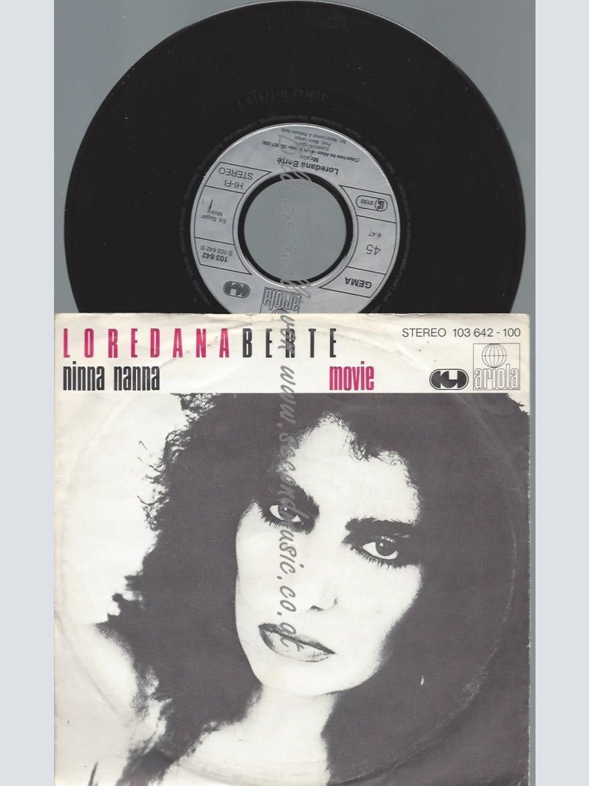 7"    Loredana Berté – Ninna Nanna