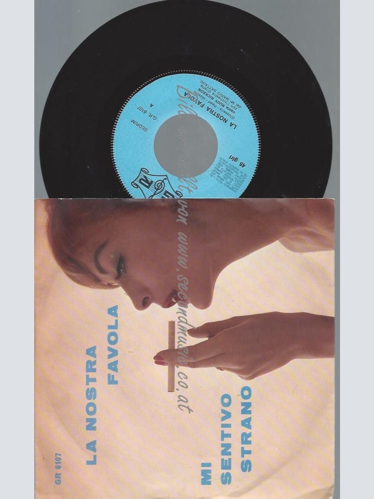 7"  Rudy Rickson – La Nostra Favola