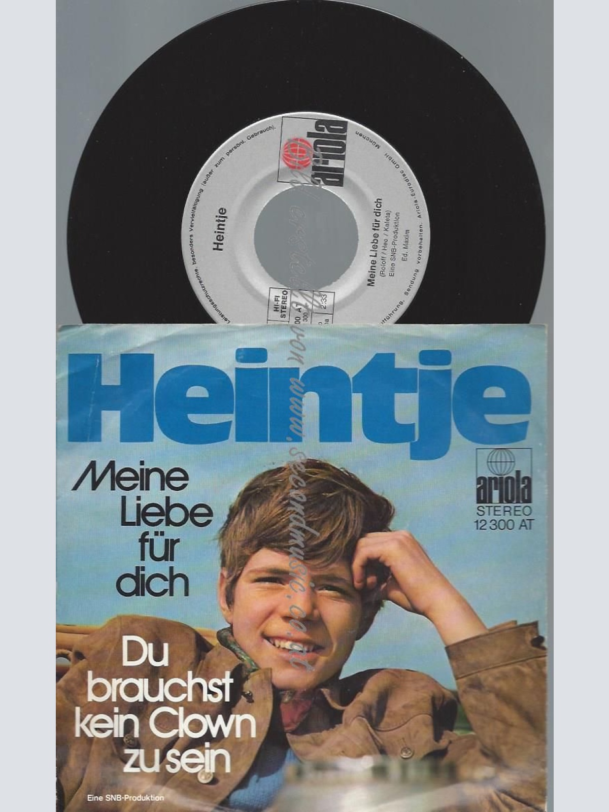 7"   Heintje  Meine Liebe Für Dich