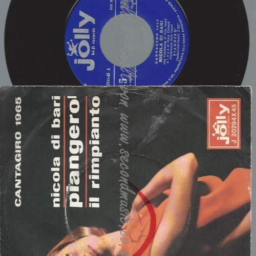 7"  Nicola Di Bari  Piangerò