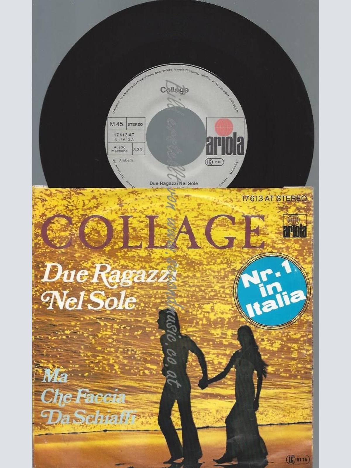 7"  Collage   Due Ragazzi Nel Sole  ///