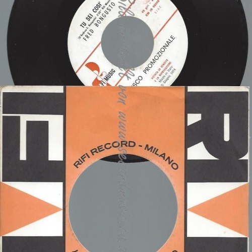 7"     FRED BONGUSTO  CAPRI CAPRI //PROMO