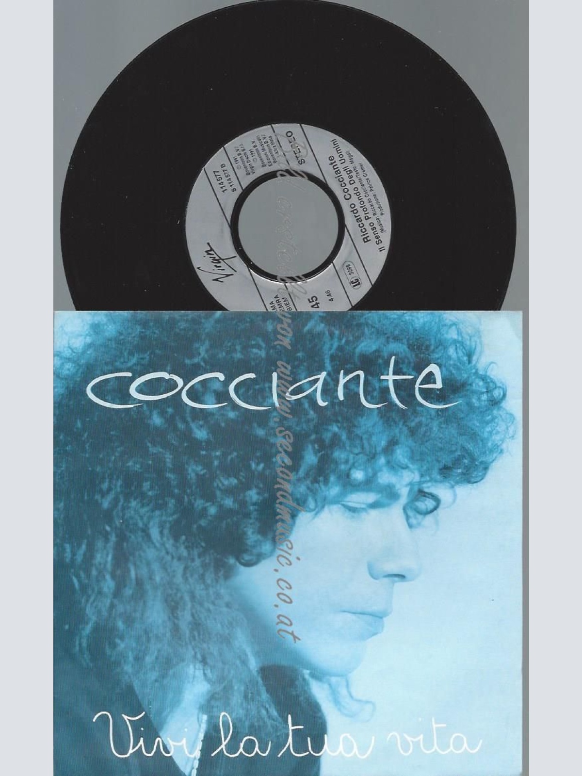 7"    Riccardo Cocciante  Vivi La Tua Vita
