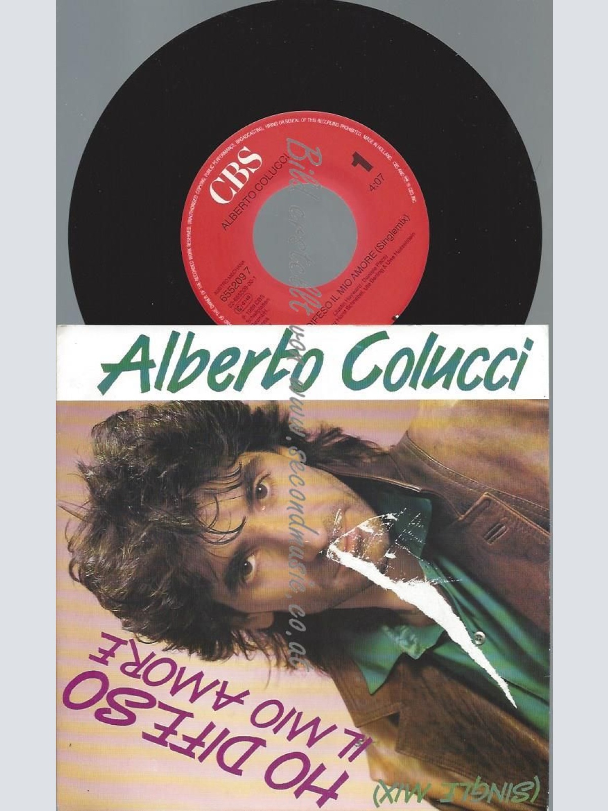 7"    Alberto Colucci  Ho Difeso Il Mio Amore