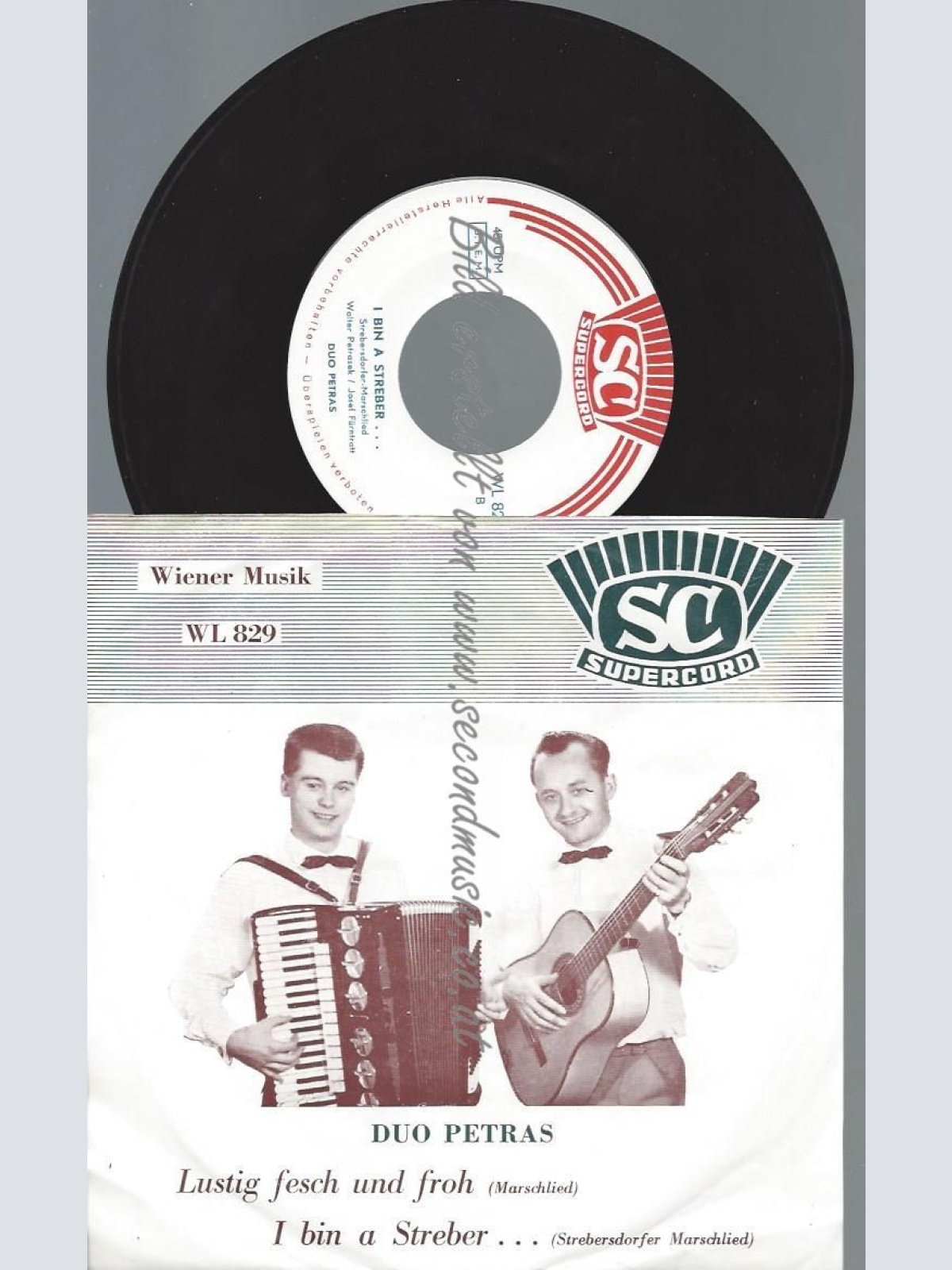 7"  DUO PETRAS LUSTIG FESCH UND FROH