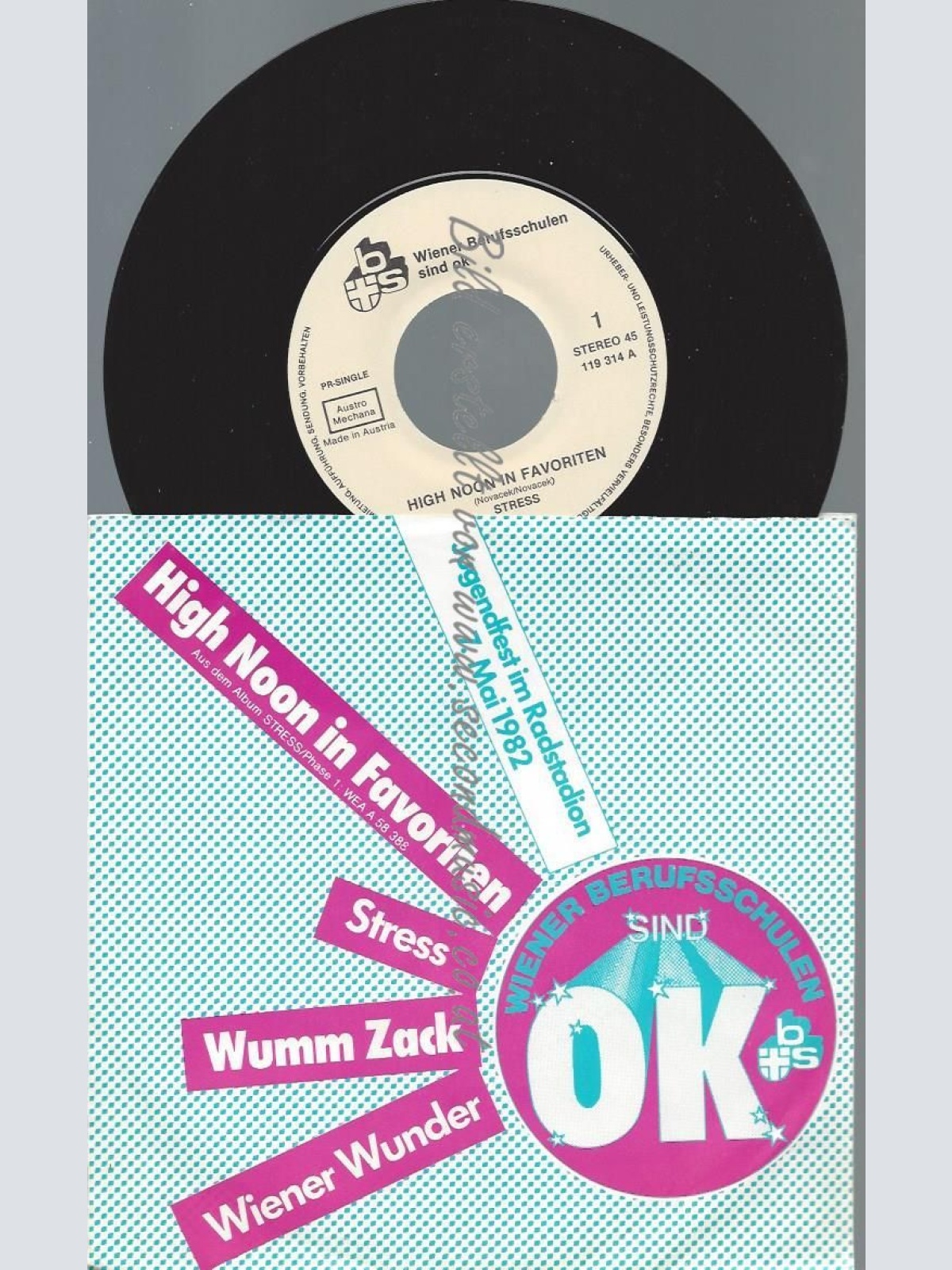 7"  Stress  & Wiener Wunder – High Noon In Favoriten