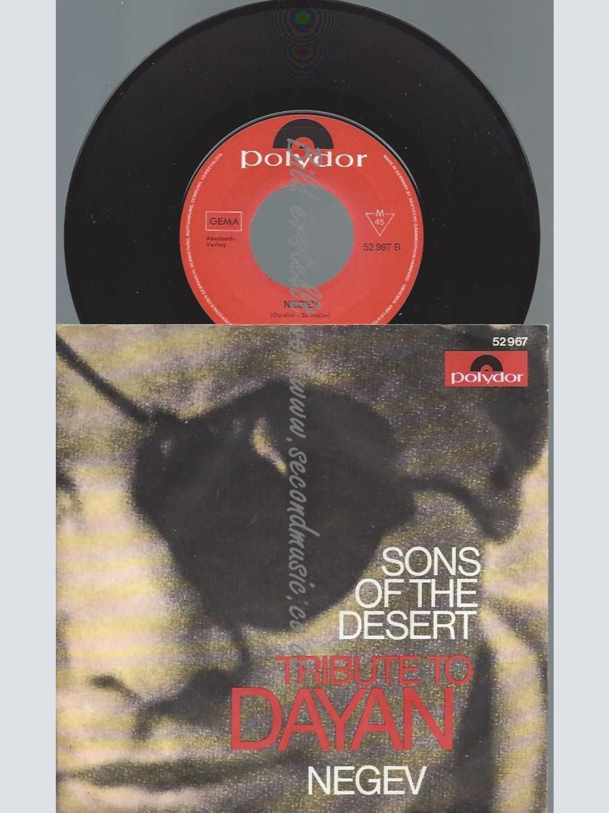 7"    Sons Of The Desert, The  Tribute To Dayan