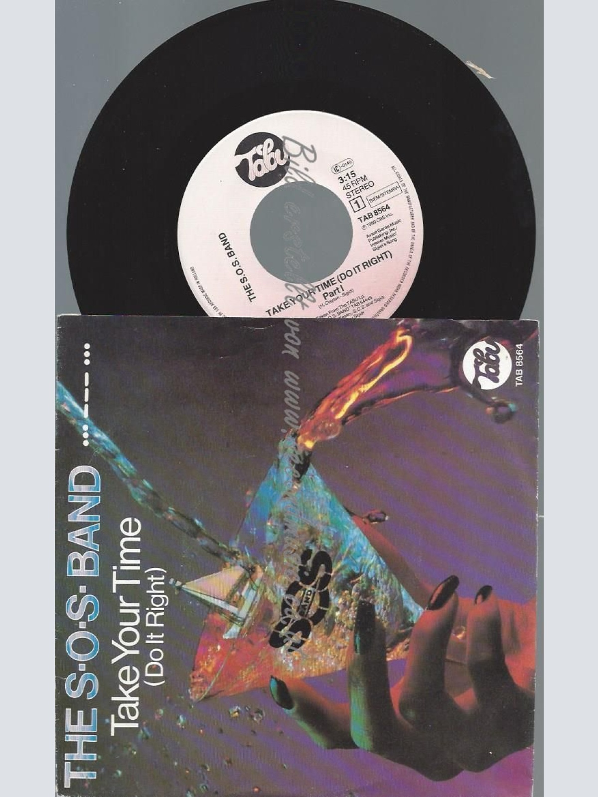 7"   The S.O.S. Band  Take Your Time