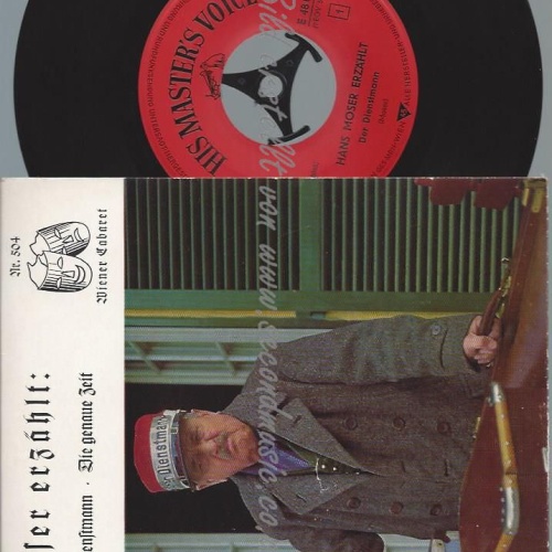 7"  Hans Moser erzählt: Der Dienstmann