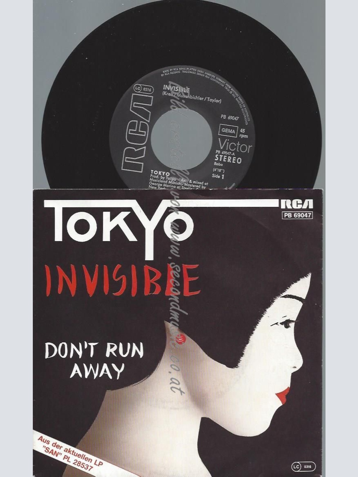 7"   Tokyo   Invisible