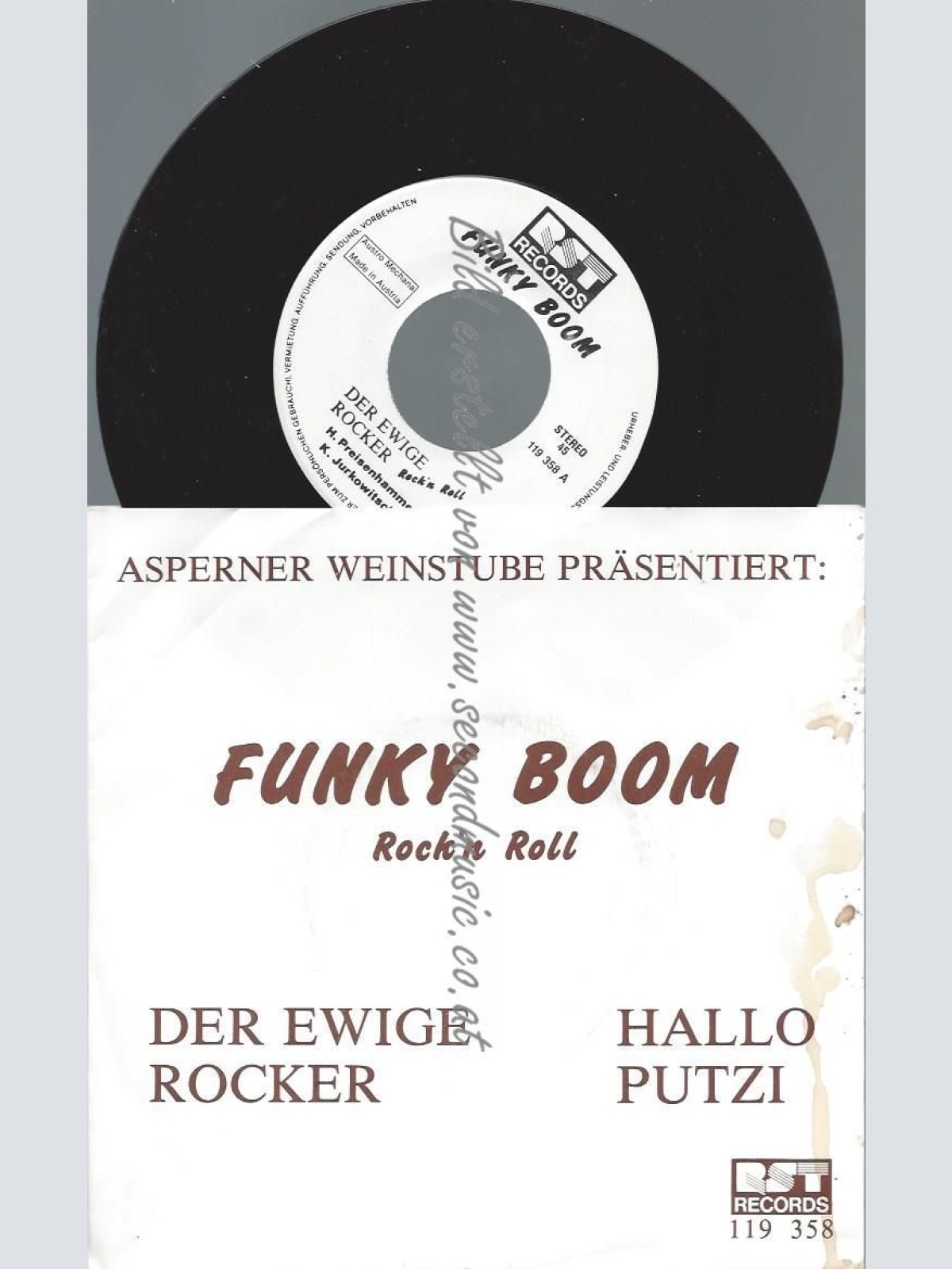 7" FUNKY BOOM  DER EWIGE ROCKER