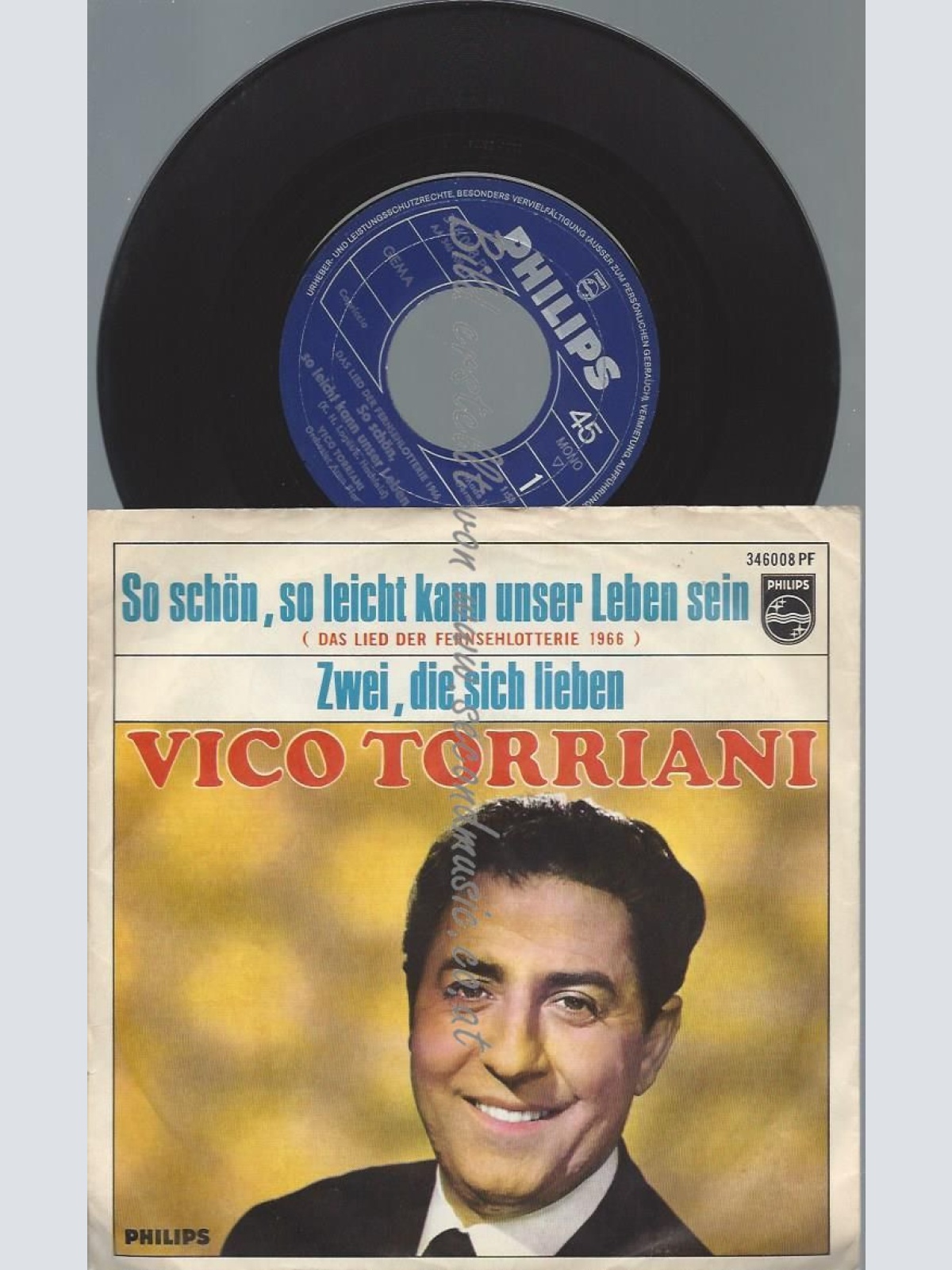 7"  Vico Torriani  So Schön, So Leicht Kann Unser Leben Sein