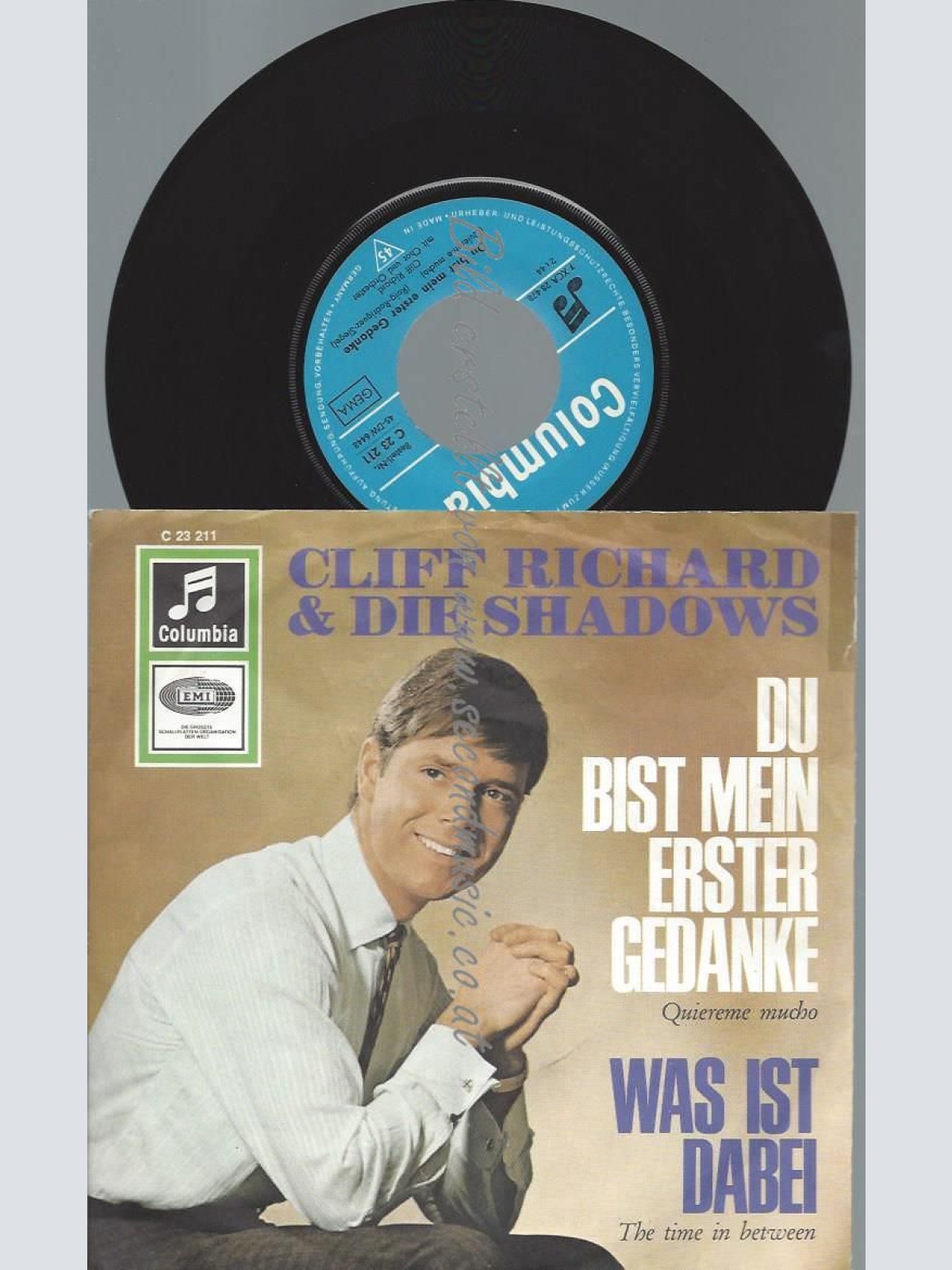 7"    Cliff Richard And The Shadows – Du Bist Mein Erster Gedanke