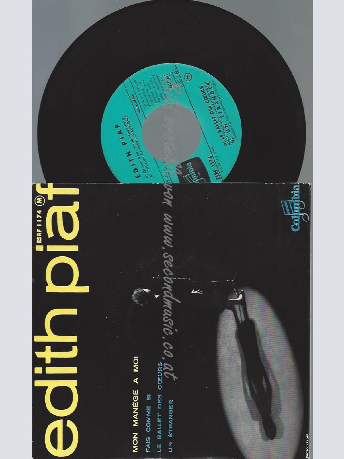 7"  Edith Piaf – Mon Manège A Moi