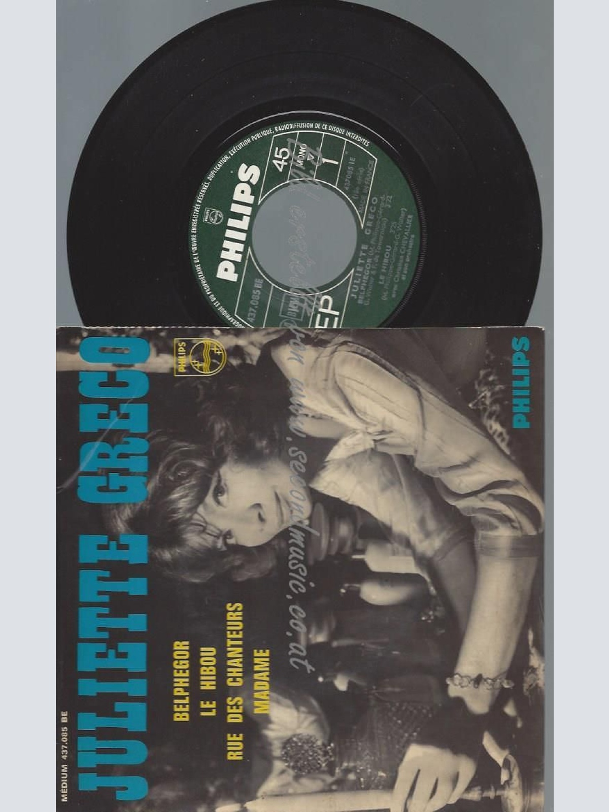 7"  Juliette Greco  Belphégor
