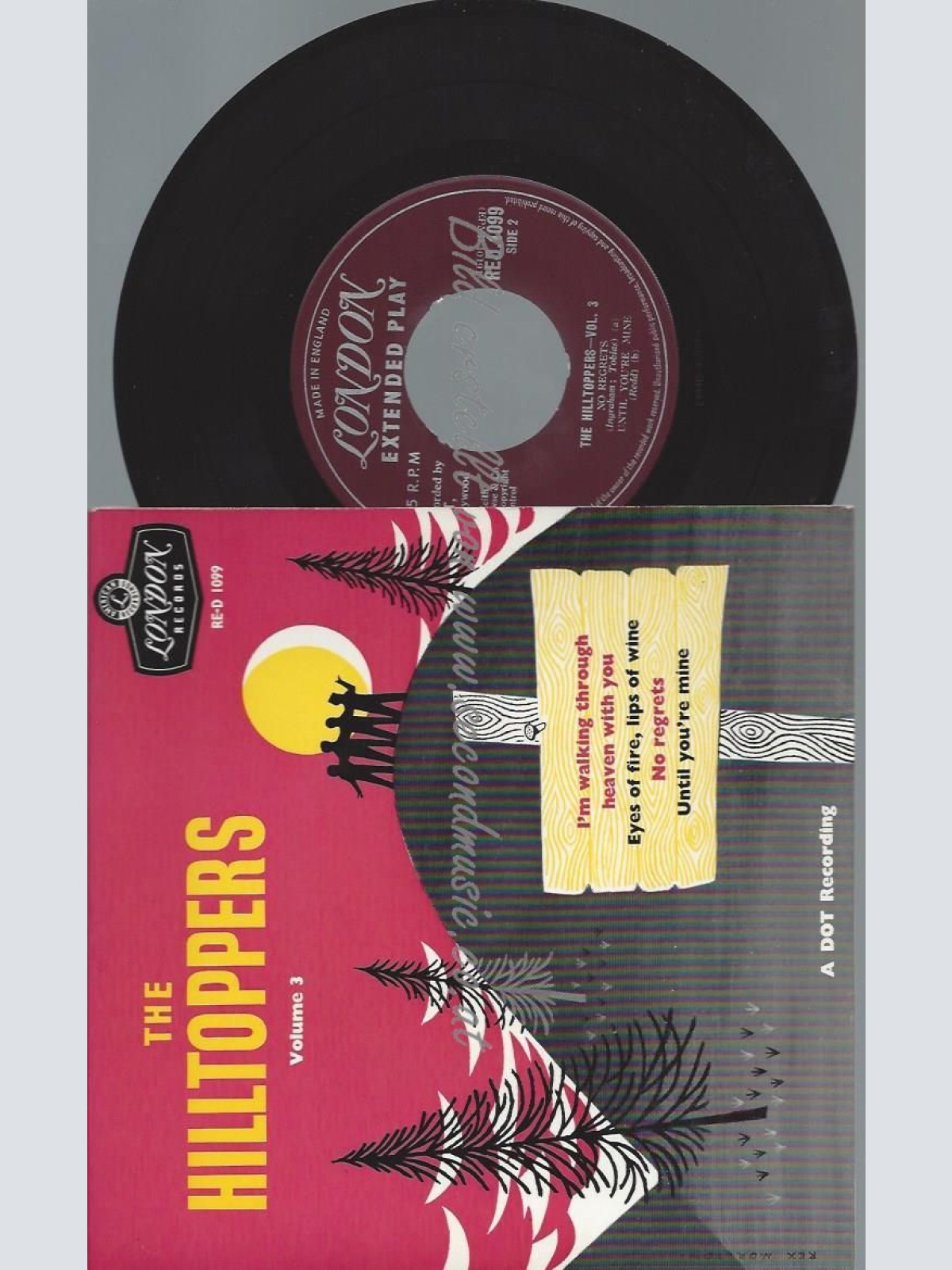 7"The Hilltoppers - Volume 3