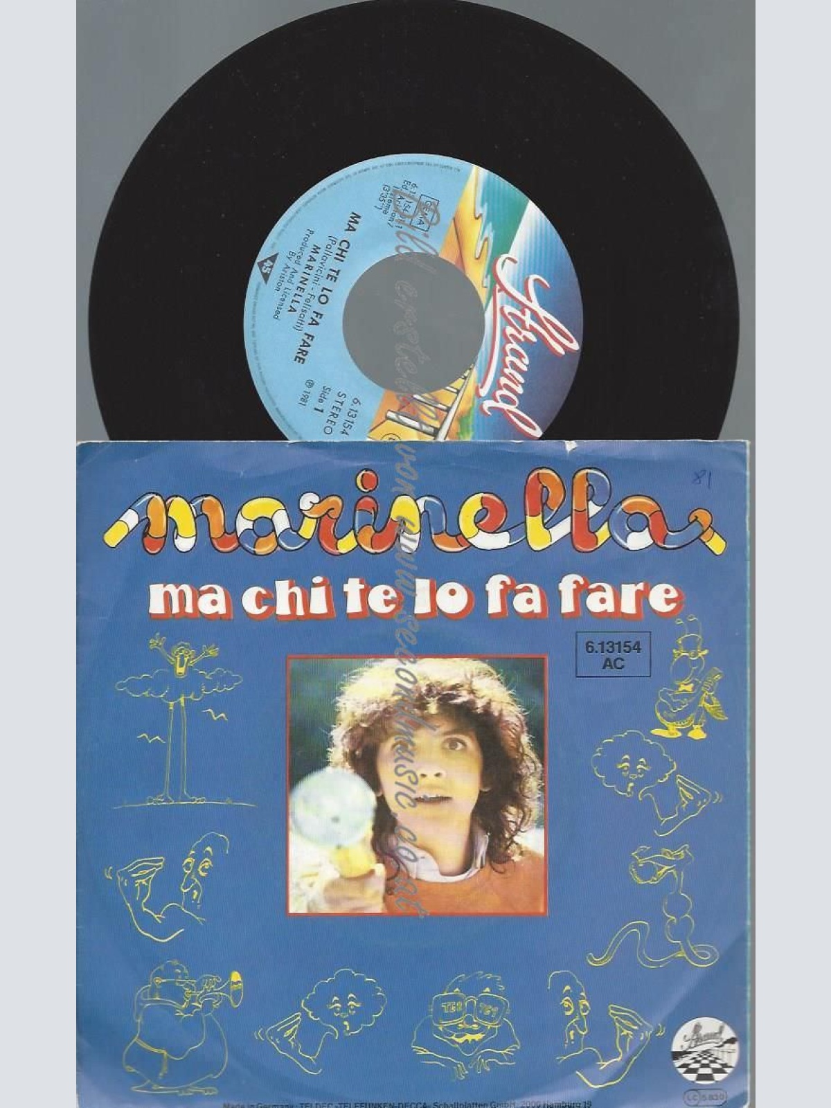 7"   Marinella  Ma Chi Te Lo Fa Fare