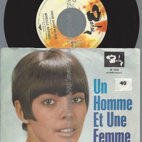 7" Mireille Mathieu  Un Homme Et Une Femme