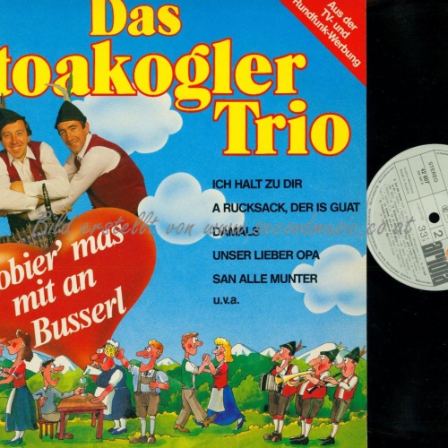 LP-  DAS STOAKOGLER TRIO PROBIER MAS MIT AN BUSSERL