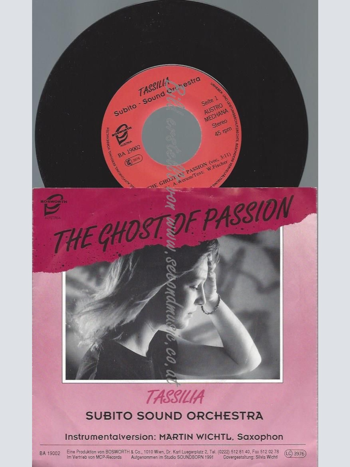 7" TASSILIA  //  THE GHOST OF PASSION