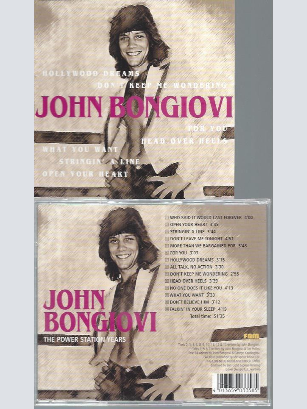 CD-- JOHN BONGIOVI  THE POWER STATION YEARS