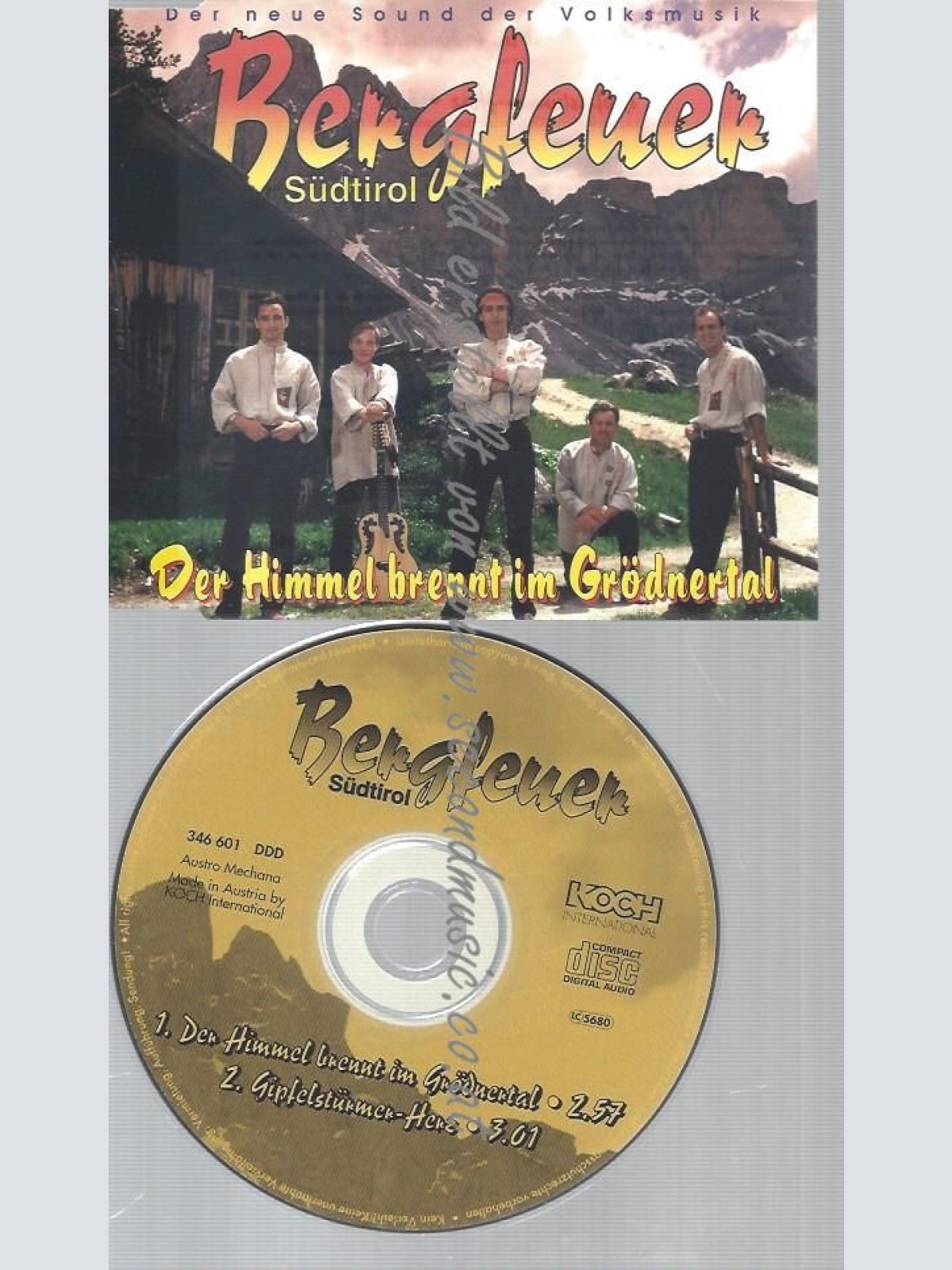 CD--BERGFEUER--DER HIMMEL BRENNT IM GROEDNERTAL