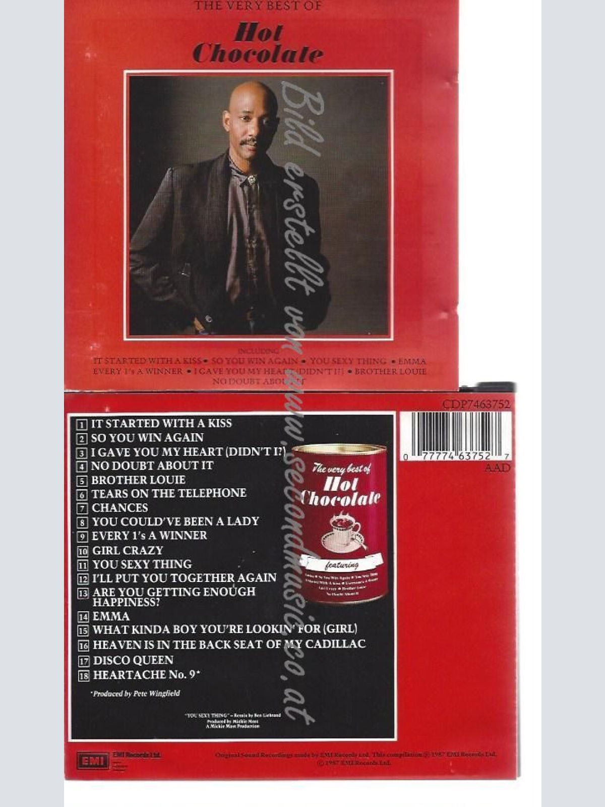 CD--HOT CHOCOLATE--    VERY BEST OF HOT CHOCOLATE