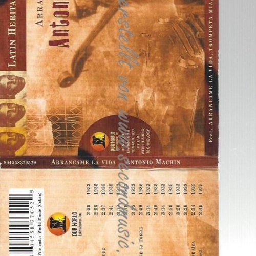 CD--ANTONIO MACHÍN--    ARRANCAME LA VIDA