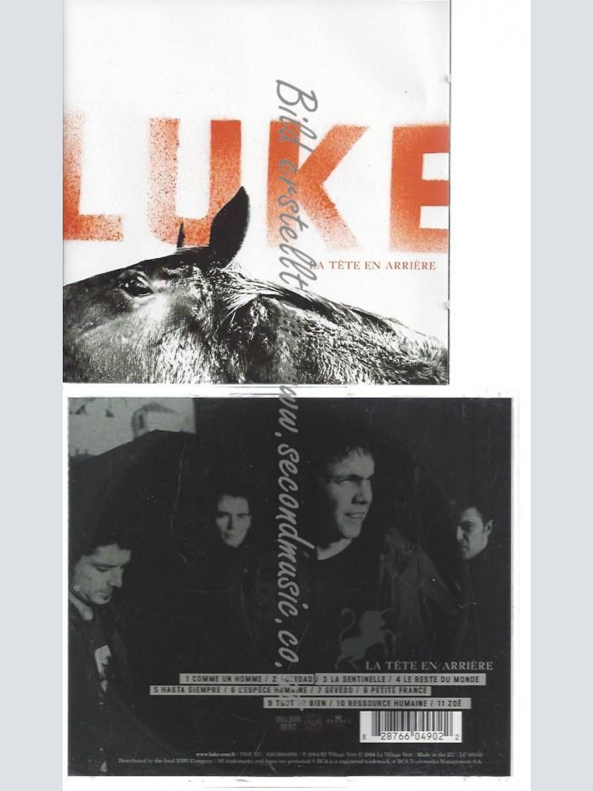 CD--LUKE--    LA TÊTE EN ARRIÈRE