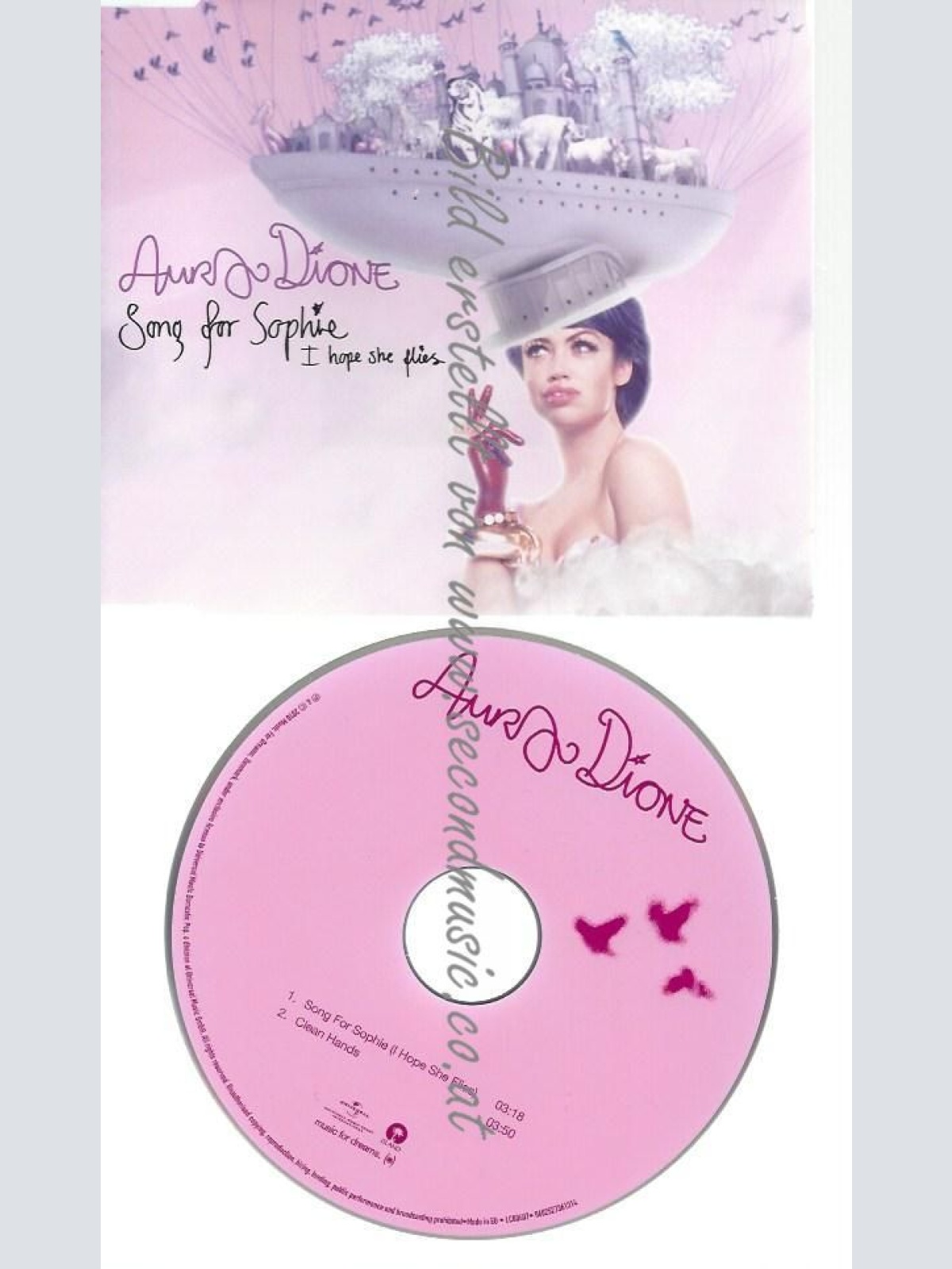 CD--Song for Sophie (I Hope She Flies)  //Aura Dione