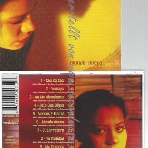 CD--ADDYS D'MERCEDES--    MUNDO NUEVO