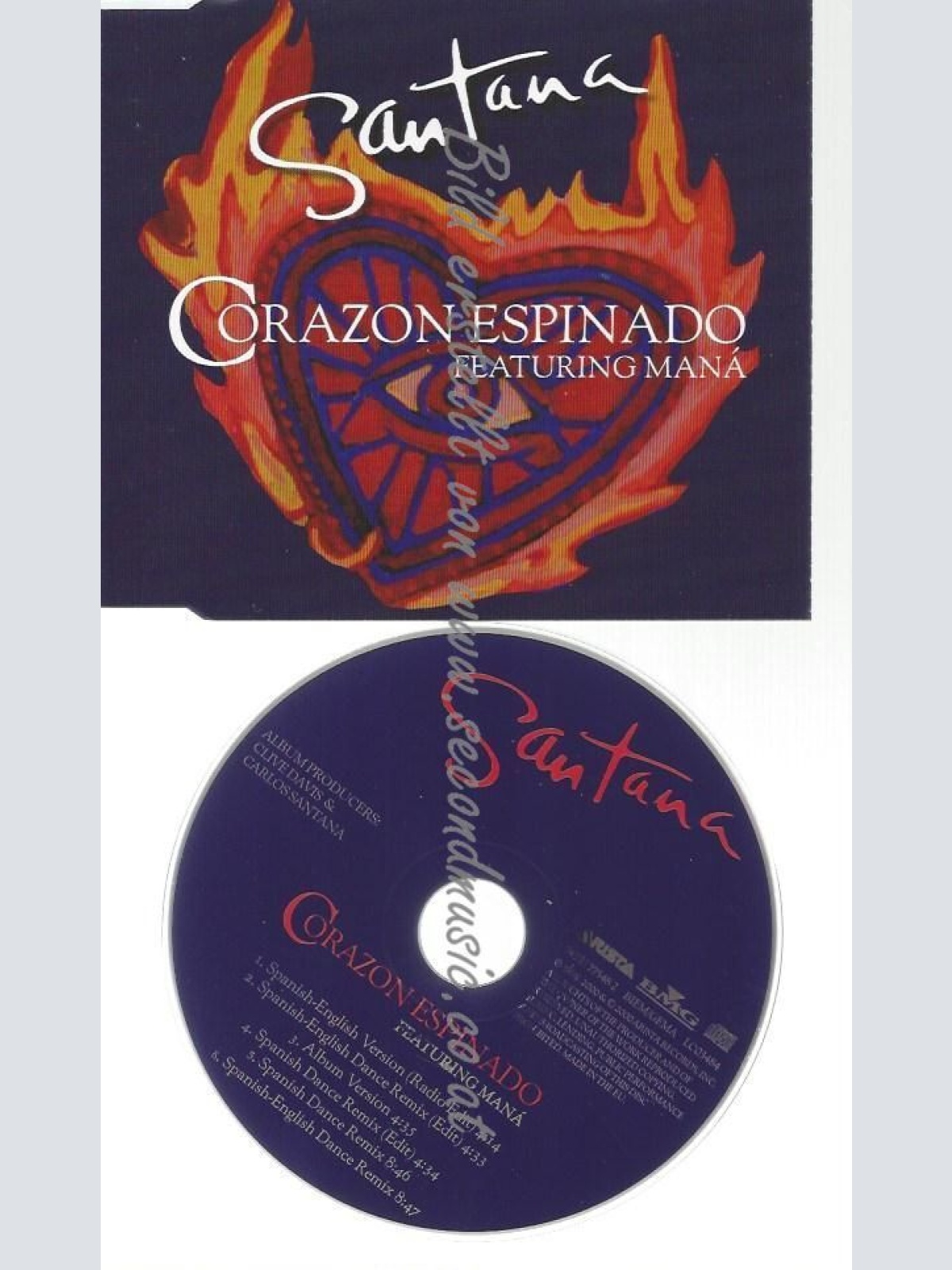 CD--SANTANA--    CORAZÓN ESPINADO | MAXI