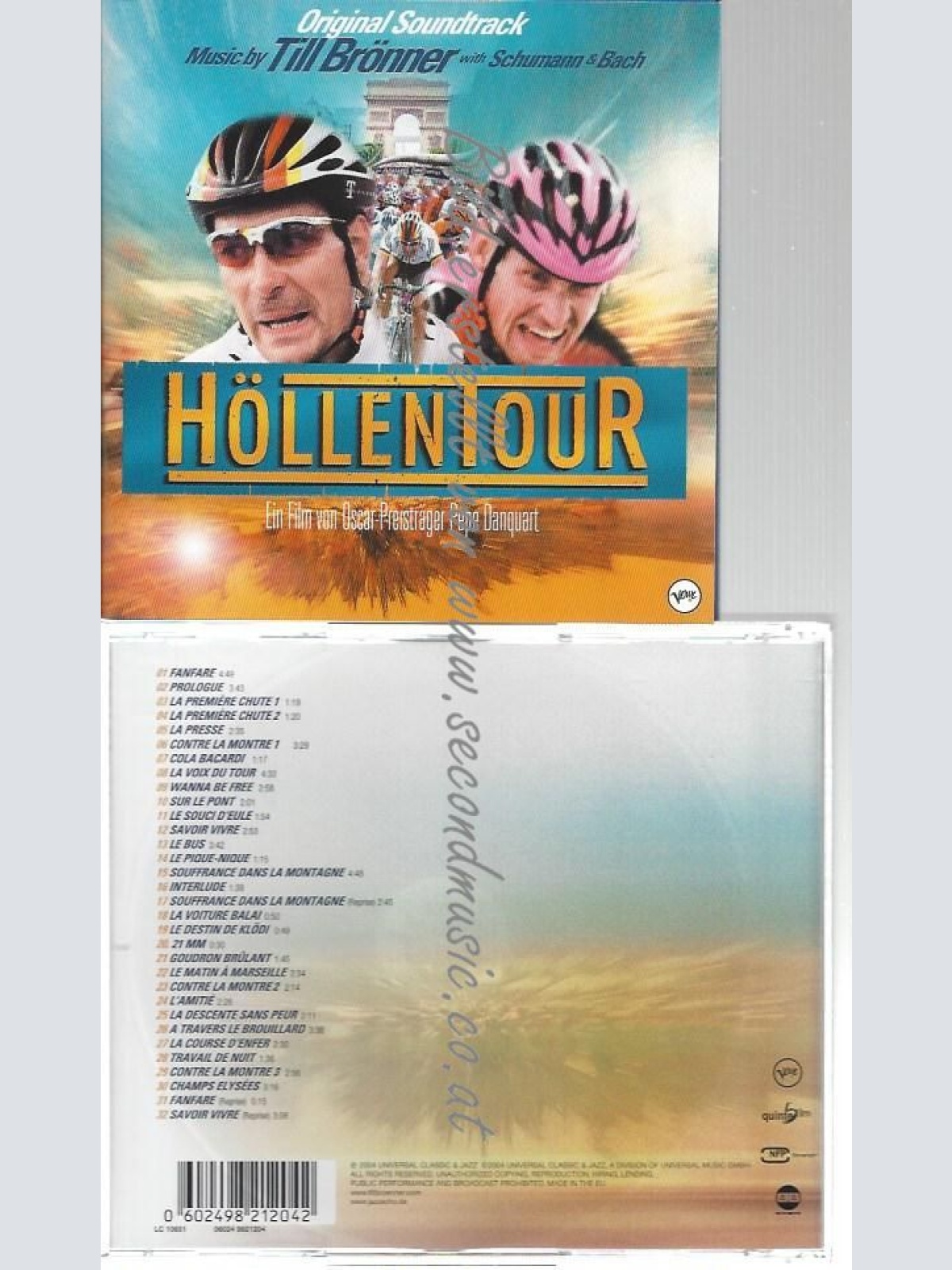 CD--TILL BRÖNNER--    O.S.T. HÖLLENTOUR