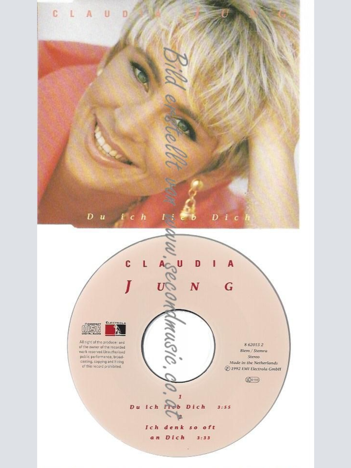 CD--CLAUDIA JUNG--    DU ICH LIEB' DICH