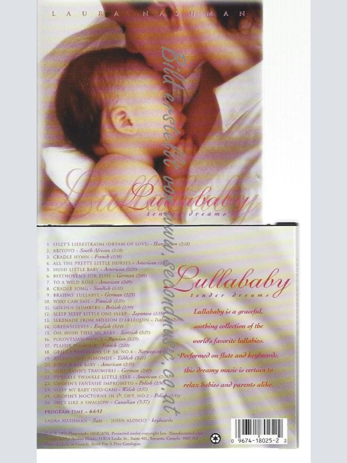 CD--LAURA NASHMAN--    LULLABABY