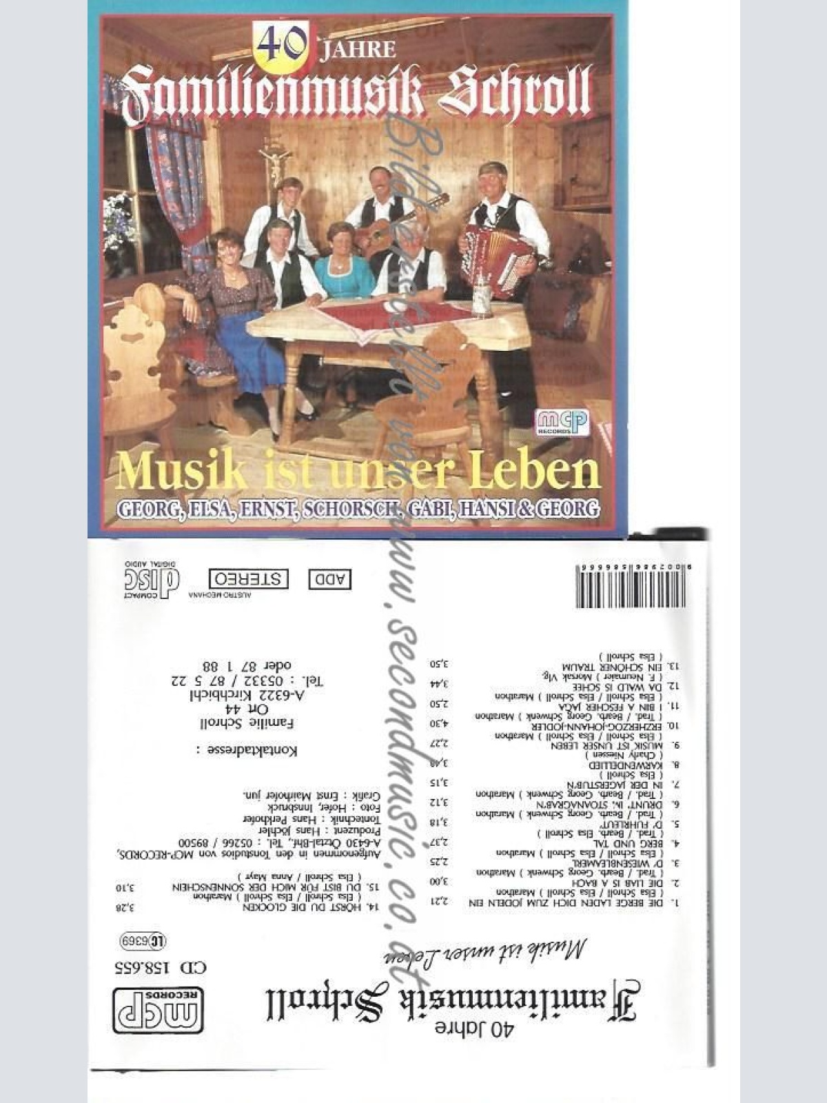 CD--FAMILIE SCHROLL--    MUSIK IST UNSER LEBEN