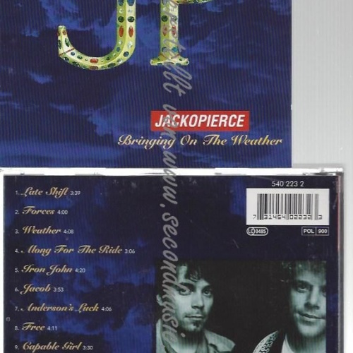 CD--Bringing on the Weather  // Jackopierce