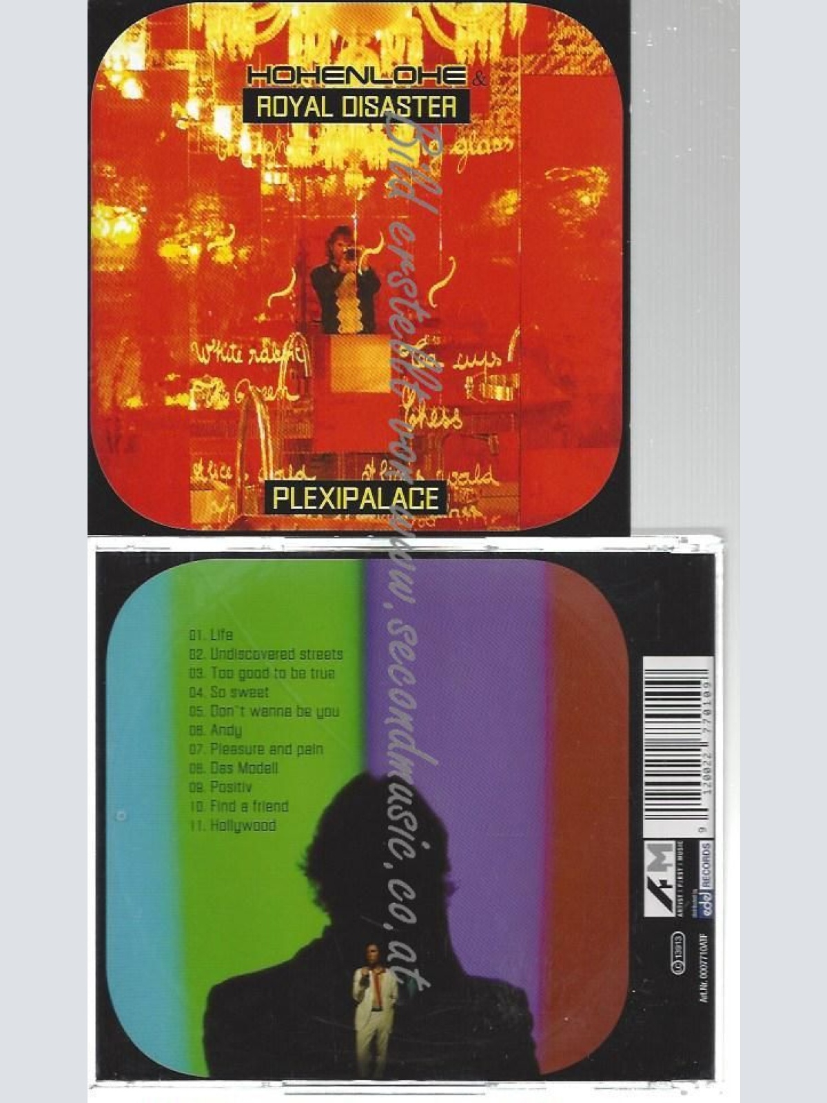 CD--HOHENLOHE & ROYAL DISASTER--    PLEXIPALACE