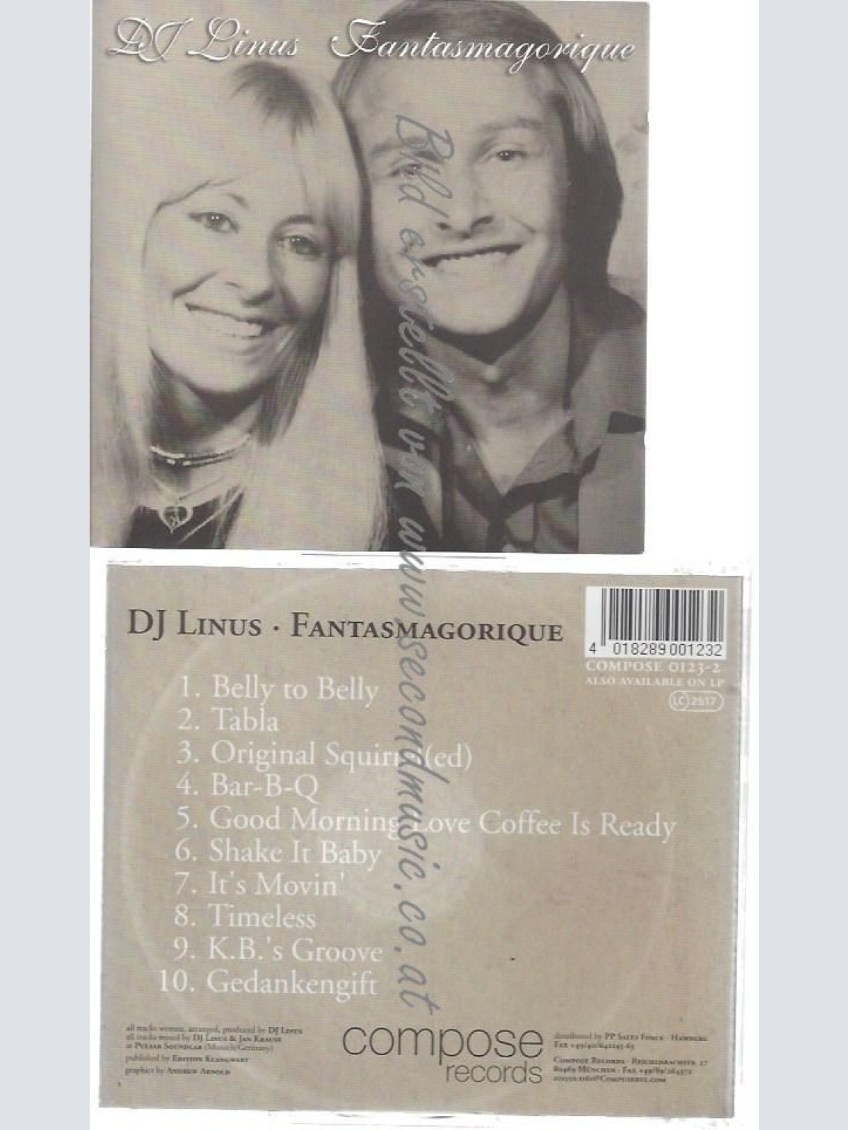 CD--DJ LINUS--    FANTASMAGORIQUE